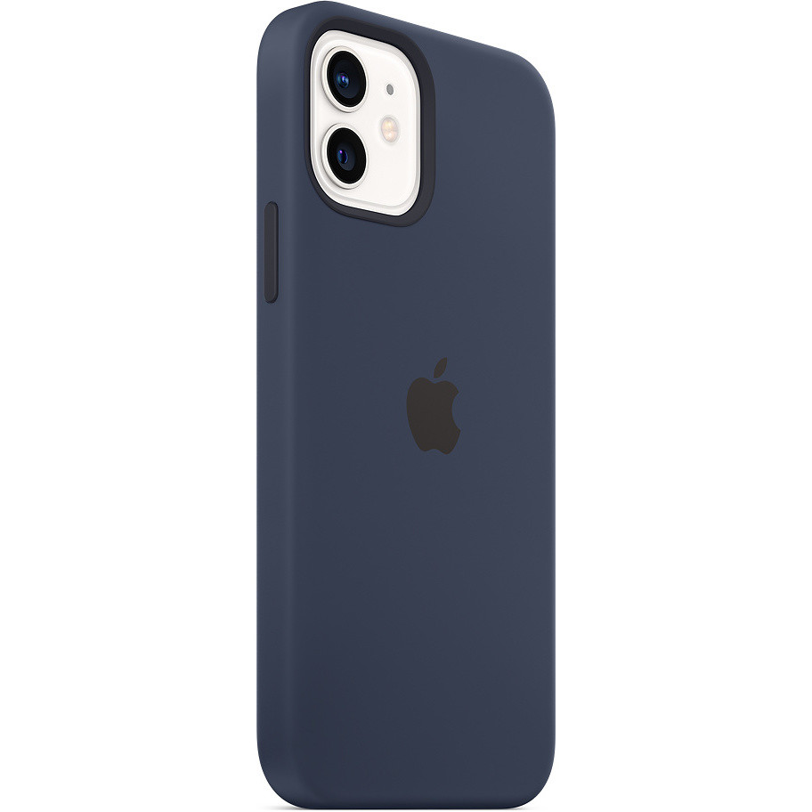 Apple MHL43ZM/A Custodia MagSafe in silicone per iPhone 12 | 12 Pro colore Deep navy